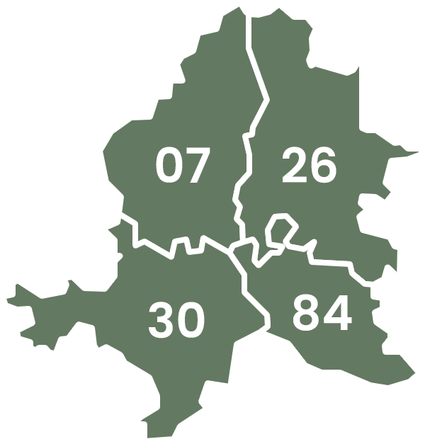 Maison des Artisans à Piolenc dans le Vaucluse : Construction de maison, de piscine et agrandissement. Intervention sur le Vaucluse, le Gard, la Drôme et l'Ardèche